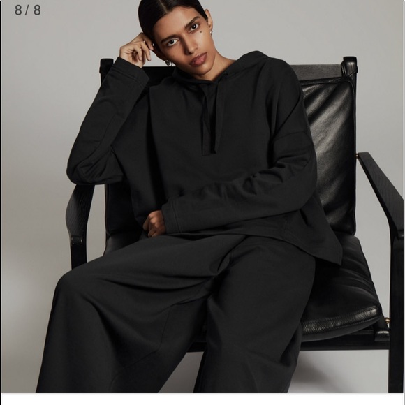 NWT COS  M Wrap Pants Organic Cotton Black - Picture 3 of 10